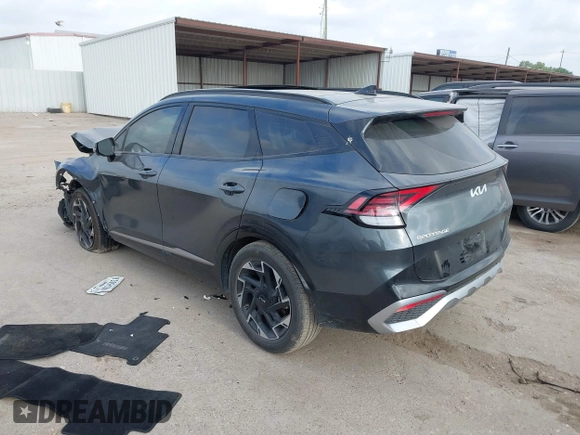 2024 Kia Sportage SX-Prestige with VIN 5XYK53DF7RG200178, listed as a IAAI auction lot 42068886 with 15,907 mi miles and . Bid and sale history available at DreamBid. Image 3.