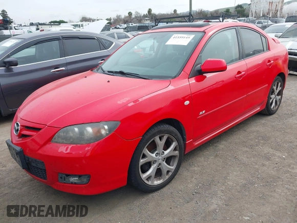 2007 Mazda 3 S Touring with VIN JM1BK324871711020, listed as a IAAI auction lot 41559145 with 228,592 mi miles and . Bid and sale history available at DreamBid. Image 2.