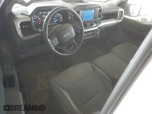 2022 Ford F-150 XL with VIN 1FTMF1CB4NKD23966, listed as a Copart auction lot 55717665 with 80,386 mi miles and Salvage title. Bid and sale history available at DreamBid. Image 8.