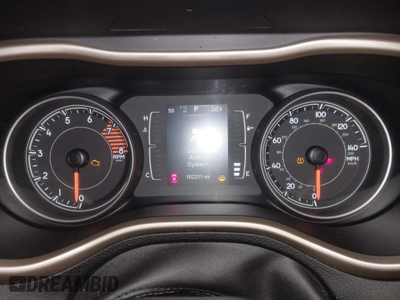 2016 Jeep Cherokee Sport with VIN 1C4PJMAS9GW268040, listed as a IAAI auction lot 41241844 with 102,211 mi miles and . Bid and sale history available at DreamBid. Image 7.