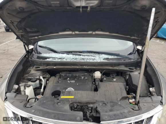 2012 Nissan Murano SL with VIN JN8AZ1MU0CW114910, listed as a Copart auction lot 81623884 with 101,846 mi miles and Salvage Title. Bid and sale history available at carsss.com. Image 12.