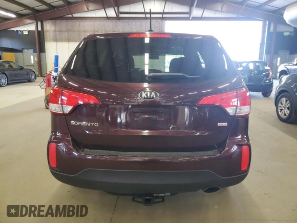 2014 Kia Sorento LX with VIN 5XYKTCA65EG502041, listed as a Copart auction lot 55487085 with 146,182 mi miles and Clean Title. Bid and sale history available at carsss.com. Image 6.