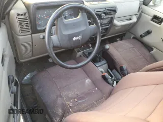 2005 Jeep Wrangler SE with VIN 1J4FA29105P344743, listed as a Copart auction lot 75524944 with 108,824 mi miles and Salvage Title. Bid and sale history available at carsss.com. Image 8.