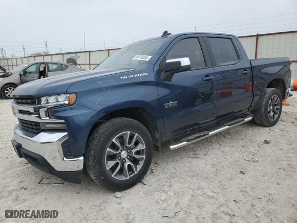 2019 Chevrolet Silverado 1500 LT with VIN 3GCPWCED0KG246829, listed as a Copart auction lot 89170205 with 71,780 mi miles and Salvage Title. Bid and sale history available at carsss.com. Image 1.