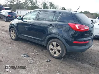 2012 Kia Sportage LX with VIN KNDPB3A23C7203826, listed as a IAAI auction lot 41464022 with 260,980 mi miles. Bid and sale history available at carsss.com. Image 3.
