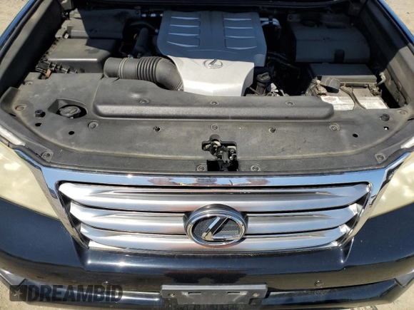 2010 Lexus GX 460 with VIN JTJBM7FX6A5004338, listed as a Copart auction lot 53827575 with 208,435 mi miles and Clean Title. Bid and sale history available at DreamBid. Image 12.