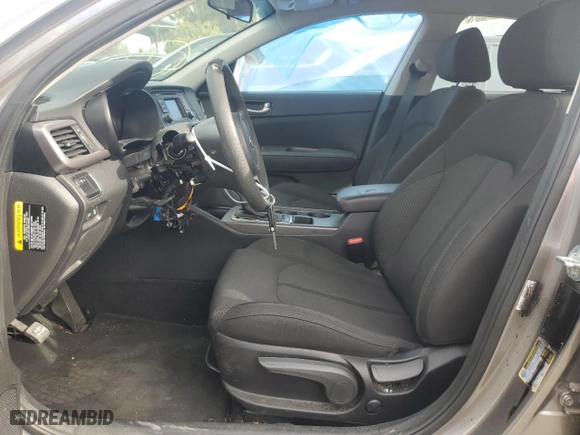 2017 Kia Optima LX with VIN 5XXGT4L32HG125966, listed as a Copart auction lot 44795095 with 75,571 mi miles and Salvage Title. Bid and sale history available at carsss.com. Image 7.
