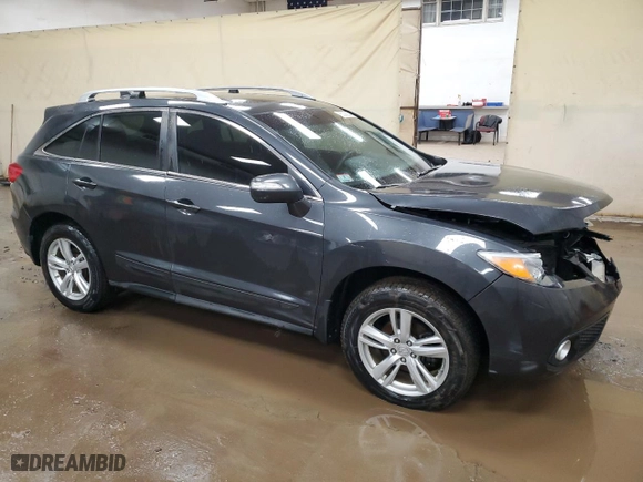 2014 Acura RDX Tech Pkg with VIN 5J8TB4H51EL001843, listed as a Copart auction lot 85208254 with 134,166 mi miles and Salvage Title. Bid and sale history available at carsss.com. Image 4.