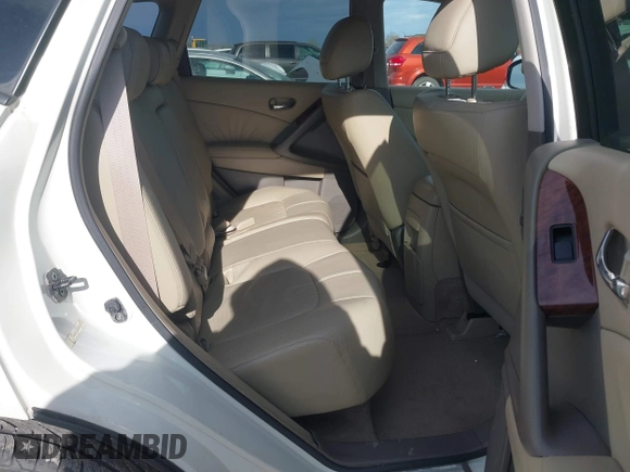 2009 Nissan Murano SL with VIN JN8AZ18W59W120710, listed as a IAAI auction lot 42156370 with 91,844 mi miles and . Bid and sale history available at DreamBid. Image 8.