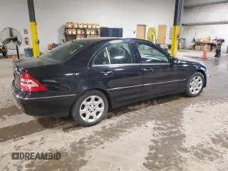 2005 Mercedes-Benz C 320 with VIN WDBRF84J95F612515, listed as a Copart auction lot 52577735 with 195,477 mi miles and Salvage title. Bid and sale history available at DreamBid. Image 3.