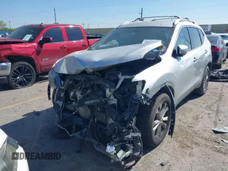 2015 Nissan Rogue SV with VIN KNMAT2MT1FP554241, listed as a IAAI auction lot 41872726 with 157,573 mi miles and . Bid and sale history available at DreamBid. Image 17.