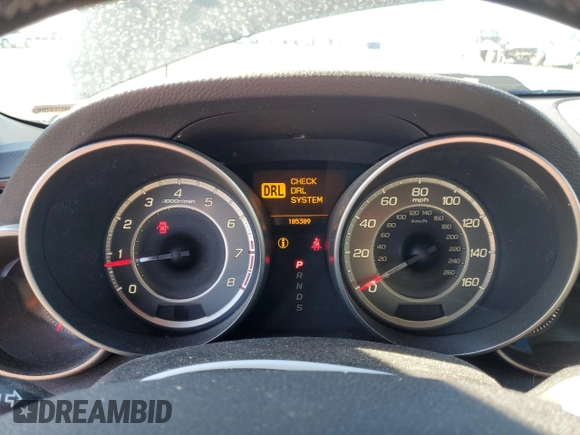 2010 Acura MDX with VIN 2HNYD2H29AH502540, listed as a Copart auction lot 48073355 with 185,389 mi miles and Salvage Title. Bid and sale history available at carsss.com. Image 9.