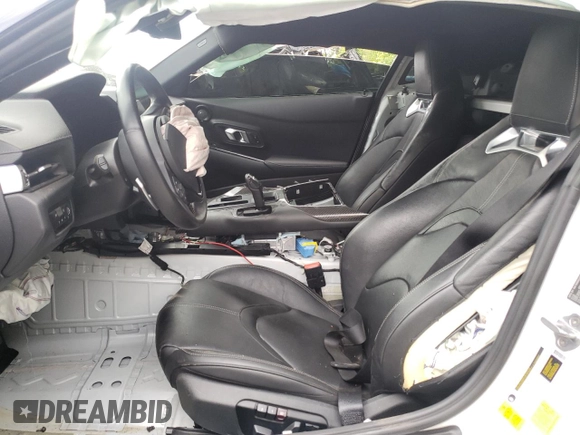 2020 Toyota Supra 3.0 with VIN WZ1DB4C03LW025590, listed as a Copart auction lot 58242644 with Not provided miles and Salvage title. Bid and sale history available at DreamBid. Image 7.