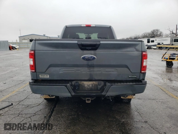 2020 Ford F-150 XL with VIN 1FTEX1EP3LKD85530, listed as a Copart auction lot 85218934 with 186,675 mi miles and Salvage title. Bid and sale history available at DreamBid. Image 6.