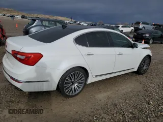 2016 Kia Cadenza Premium with VIN KNALN4D79G5214492, listed as a Copart auction lot 86521534 with 164,976 mi miles and Salvage Title. Bid and sale history available at carsss.com. Image 3.