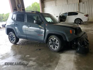 2016 Jeep Renegade Trailhawk with VIN ZACCJBCT6GPD51673, listed as a Copart auction lot 56514105 with 70,891 mi miles and Salvage title. Bid and sale history available at DreamBid. Image 4.
