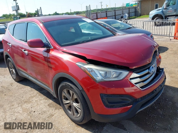 2014 Hyundai Santa Fe with VIN 5XYZT3LB1EG134837, listed as a IAAI auction lot 42454126 with 118,225 mi miles and . Bid and sale history available at DreamBid. Image 1.