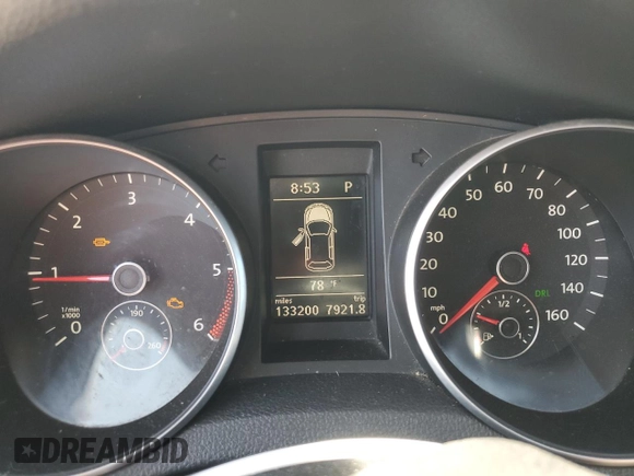 2012 Volkswagen Jetta TDI w/Sunroof & Nav with VIN 3VWPL7AJ9CM697317, listed as a Copart auction lot 63711405 with 133,200 mi miles and Clean title. Bid and sale history available at DreamBid. Image 9.