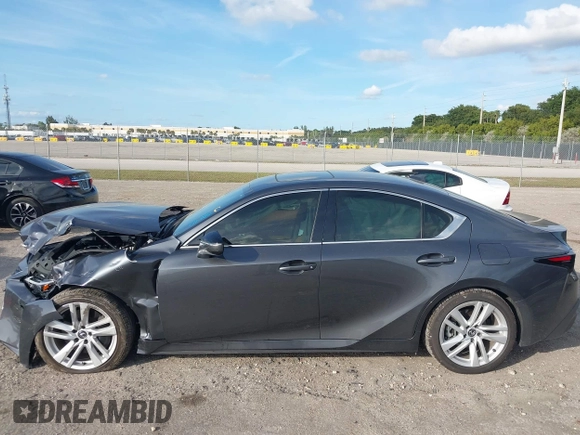 2024 Lexus IS with VIN JTHCA1D24R5131782, listed as a IAAI auction lot 41195539 with 4,104 mi miles. Bid and sale history available at carsss.com. Image 14.