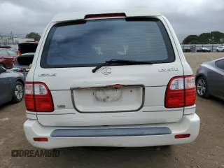 2002 Lexus LX 470 z VIN JTJHT00W423522126, wystawiony jako Copart lot #56582855 z przebiegiem 280 679 mil mil oraz Szkoda całkowita • Salvage title. Historia ofert i sprzedaży dostępna na DreamBid. Obrazek 6.