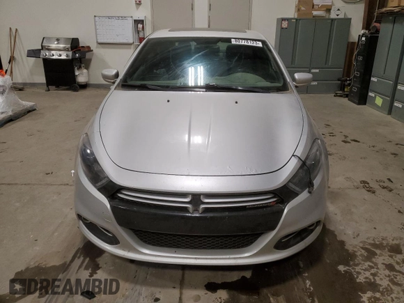 2013 Dodge Dart SXT with VIN 1C3CDFBAXDD183646, listed as a Copart auction lot 80778123 with 141,822 mi miles and Salvage title. Bid and sale history available at DreamBid. Image 5.