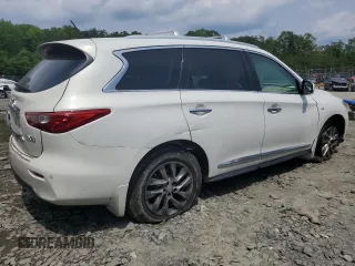 2014 Infiniti QX60 with VIN 5N1AL0MMXEC552292, listed as a Copart auction lot 57250055 with 163,174 mi miles and Salvage title. Bid and sale history available at DreamBid. Image 3.