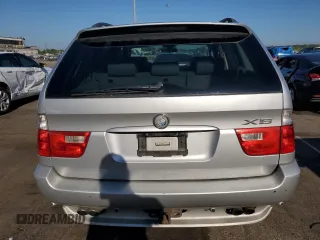 2004 BMW X5 4.4i with VIN 5UXFB53574LV08364, listed as a Copart auction lot 60208634 with 186,302 mi miles and Salvage Title. Bid and sale history available at carsss.com. Image 6.