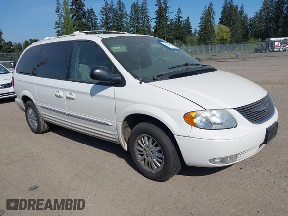 2003 Chrysler Town & Country Limited with VIN 2C8GP64L13R205501, listed as a IAAI auction lot 42131935 with 158,009 mi miles. Bid and sale history available at carsss.com. Image 1.