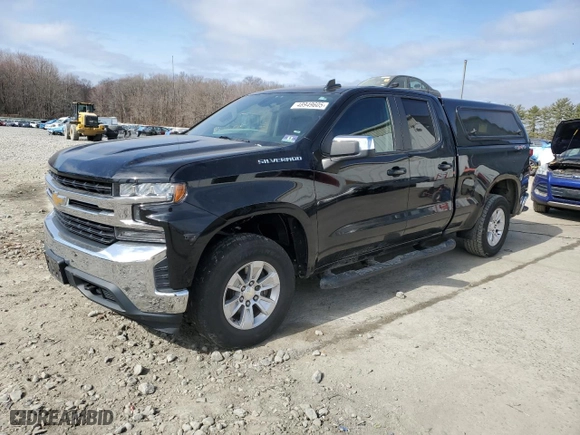 2019 Chevrolet Silverado 1500 LT with VIN 1GCRYDEK5KZ249264, listed as a Copart auction lot 48949605 with 117,894 mi miles and Salvage Title. Bid and sale history available at carsss.com. Image 1.