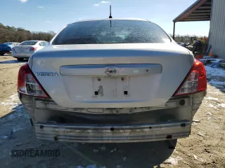 2015 Nissan Versa SV with VIN 3N1CN7APXFL851725, listed as a Copart auction lot 45747845 with 151,719 mi miles and Salvage title. Bid and sale history available at DreamBid. Image 6.