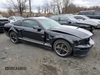 2007 Ford Mustang GT Deluxe with VIN 1ZVHT82H075356342, listed as a Copart auction lot 47814925 with 38,367 mi miles and Salvage Title. Bid and sale history available at carsss.com. Image 4.