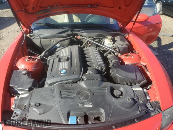 2007 BMW Z4 3.0i with VIN 4USBU33517LW72285, listed as a Copart auction lot 80830714 with 77,942 mi miles and Salvage Title. Bid and sale history available at carsss.com. Image 13.