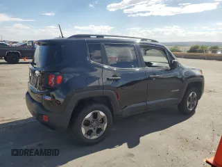 2017 Jeep Renegade Sport with VIN ZACCJBAB5HPG21181, listed as a Copart auction lot 64287605 with 104,070 mi miles and Clean title. Bid and sale history available at DreamBid. Image 3.