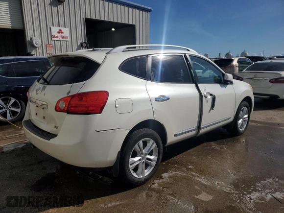 2012 Nissan Rogue S with VIN JN8AS5MT0CW295400, listed as a Copart auction lot 85586954 with 300,128 mi miles and Salvage Title. Bid and sale history available at carsss.com. Image 3.