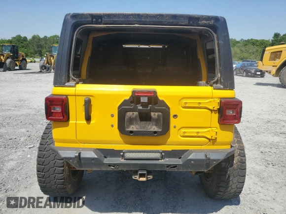 2021 Jeep Wrangler Unlimited Rubicon z VIN 1C4HJXFG3MW620194, wystawiony jako Copart lot #51576865 z przebiegiem 67 502 mil mil oraz Szkoda całkowita • Salvage title. Historia ofert i sprzedaży dostępna na DreamBid. Obrazek 6.