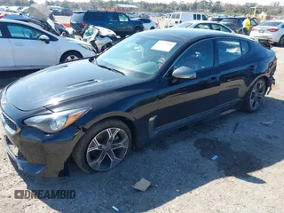 2020 Kia Stinger GT-Line with VIN KNAE15LA9L6081454, listed as a IAAI auction lot 41453814 with 51,068 mi miles. Bid and sale history available at carsss.com. Image 17.