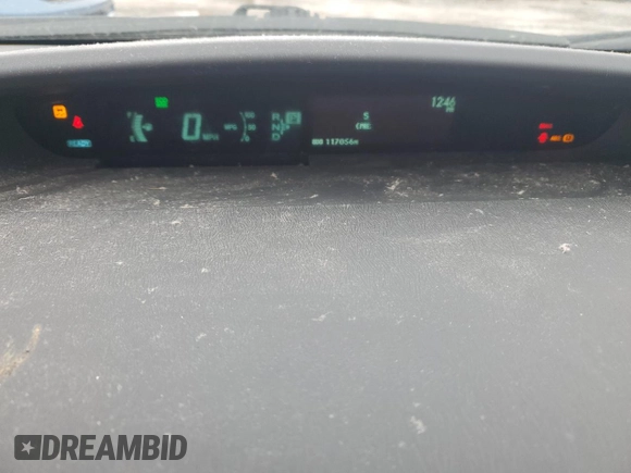 2010 Toyota Prius II with VIN JTDKN3DU0A0151348, listed as a Copart auction lot 48869465 with 117,056 mi miles and Salvage Title. Bid and sale history available at DreamBid. Image 9.