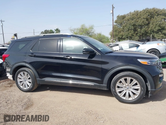 2022 Ford Explorer Limited with VIN 1FMSK7FH0NGA67149, listed as a IAAI auction lot 41739321 with 25,524 mi miles. Bid and sale history available at carsss.com. Image 14.