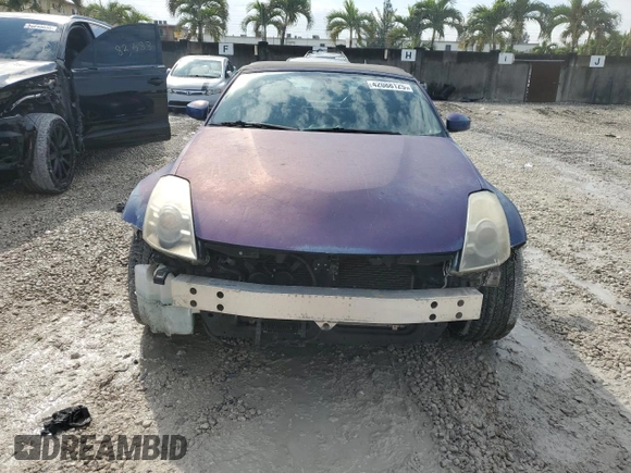 2008 Nissan 350Z Enthusiast with VIN JN1BZ36A58M850858, listed as a Copart auction lot 42088125 with 106,574 mi miles and Clean Title. Bid and sale history available at DreamBid. Image 5.