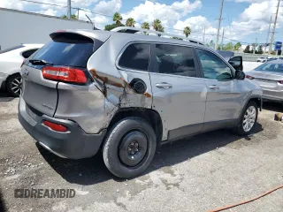 2017 Jeep Cherokee Limited with VIN 1C4PJLDB5HW597759, listed as a Copart auction lot 61953425 with 126,432 mi miles and Salvage title. Bid and sale history available at DreamBid. Image 3.