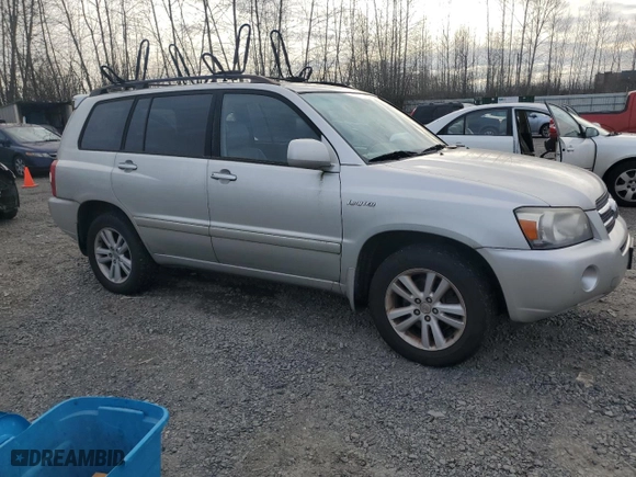 2006 Toyota Highlander Hybrid with VIN JTEEW21A360012851, listed as a Copart auction lot 48431045 with 293,706 mi miles and Clean Title. Bid and sale history available at carsss.com. Image 4.