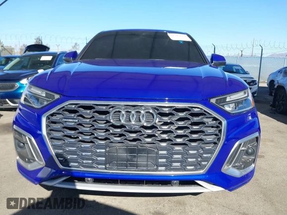 2022 Audi Q5 Sportback S line Premium Plus with VIN WA15AAFYXN2024513, listed as a IAAI auction lot 41307024 with 28,715 mi miles and . Bid and sale history available at DreamBid. Image 6.
