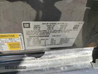 2013 GMC Acadia Denali z VIN 1GKKRTKD5DJ223686, wystawiony jako Copart lot #49642725 z przebiegiem 187 597 mil mil oraz Szkoda całkowita • Salvage title. Historia ofert i sprzedaży dostępna na DreamBid. Obrazek 13.