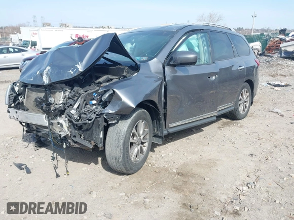 2015 Nissan Pathfinder SV z VIN 5N1AR2MM1FC677029, wystawiony jako IAAI lot #41791507 z przebiegiem Nie podano mil oraz . Historia ofert i sprzedaży dostępna na DreamBid. Obrazek 16.