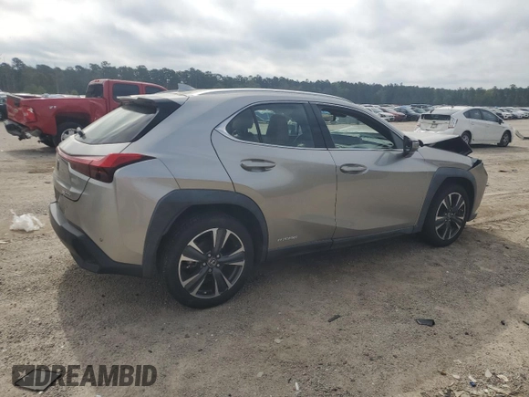 2019 Lexus UX 250h with VIN JTHU9JBHXK2011576, listed as a Copart auction lot 51209865 with Not provided miles and Clean title. Bid and sale history available at DreamBid. Image 3.