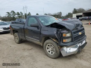 2015 Chevrolet Silverado 1500 Work Truck with VIN 1GCNCPEH0FZ313638, listed as a Copart auction lot 45659565 with 143,760 mi miles and Salvage Title. Bid and sale history available at carsss.com. Image 4.