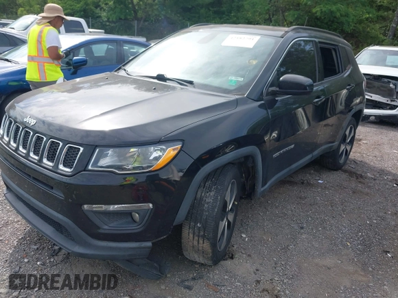 2018 Jeep Compass Latitude with VIN 3C4NJCBB8JT124640, listed as a IAAI auction lot 42182791 with 179,376 mi miles and . Bid and sale history available at DreamBid. Image 17.