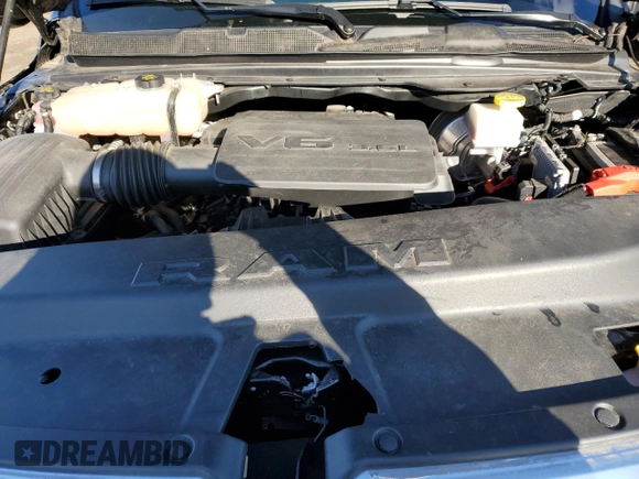 2021 Ram 1500 Big Horn with VIN 1C6RRFBG1MN804298, listed as a Copart auction lot 48227505 with 24,672 mi miles and Salvage Title. Bid and sale history available at carsss.com. Image 12.