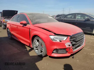 2017 Audi A3 Sedan Premium Plus with VIN WAUGUGFF2H1035794, listed as a Copart auction lot 48891635 with 64,635 mi miles and Salvage Title. Bid and sale history available at carsss.com. Image 4.