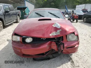 2007 Ford Mustang GT Deluxe with VIN 1ZVHT85H275226221, listed as a Copart auction lot 53680395 with Not provided miles and Salvage title. Bid and sale history available at DreamBid. Image 5.